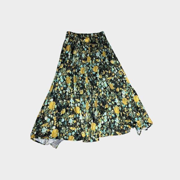 Maeve Layered Floral Midi Skirt New With Tags - Picture 4 of 10